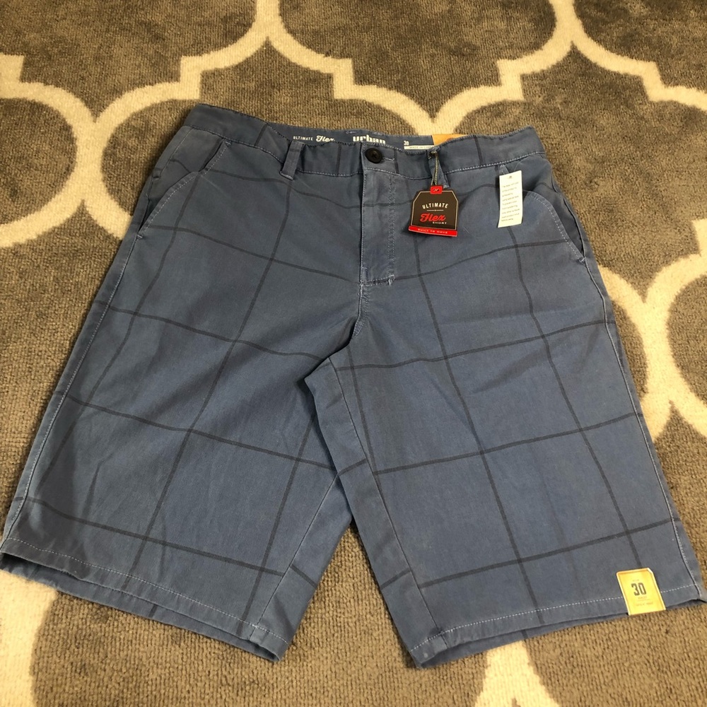 Urban Pipeline Shorts Mens 30 Ultimate Flex Checkered Pockets NWT